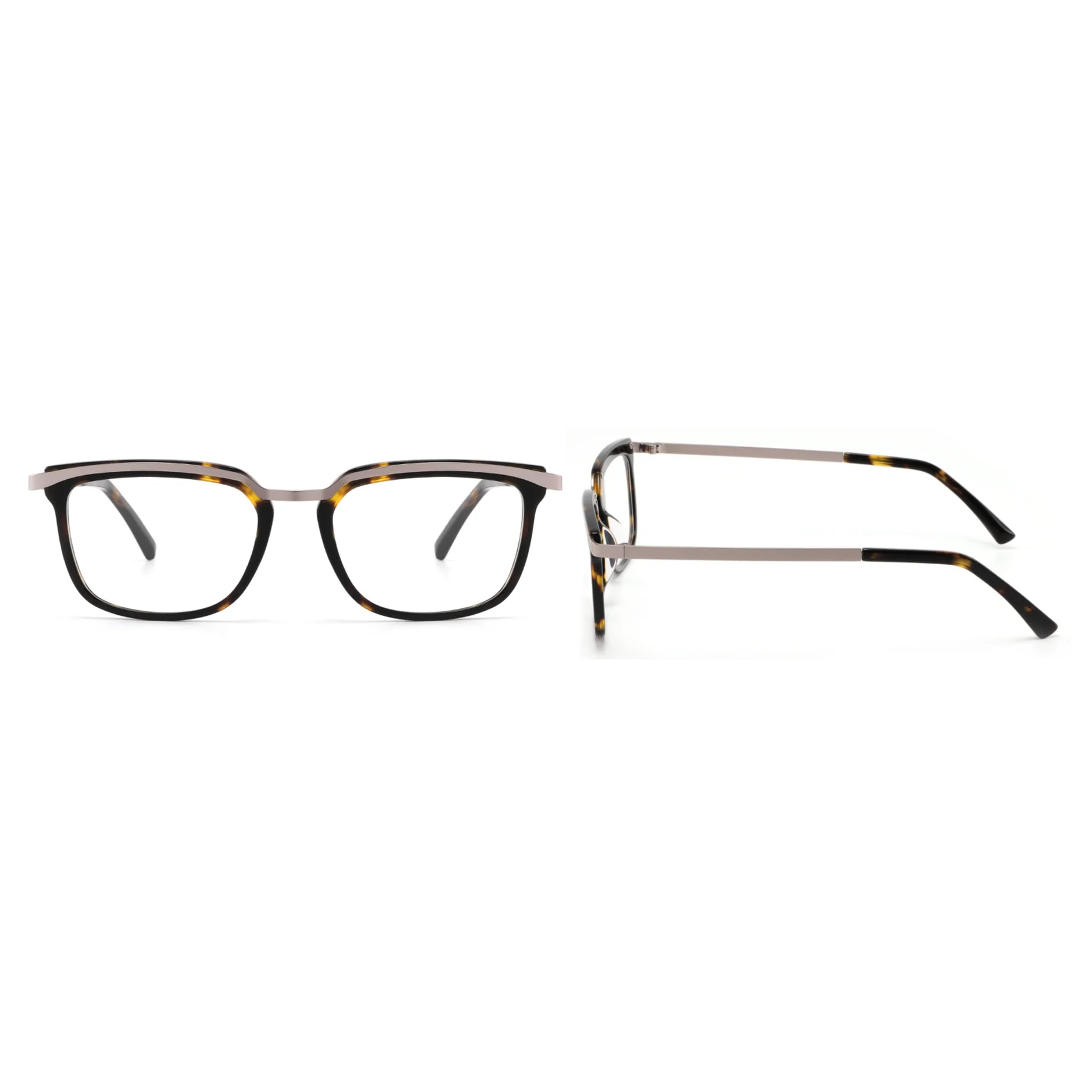 Square Acetate & Metal Optical Frames JT-GL8628 - Joyiris Eyewear