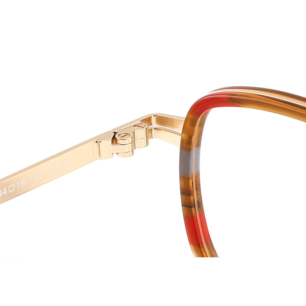 Square Acetate & Metal Optical Frames JT-GL8838 - Joyiris Eyewear