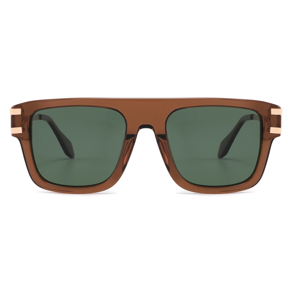 Square Acetate & Metal Sunglasses JT-GLT6674 - Joyiris Eyewear
