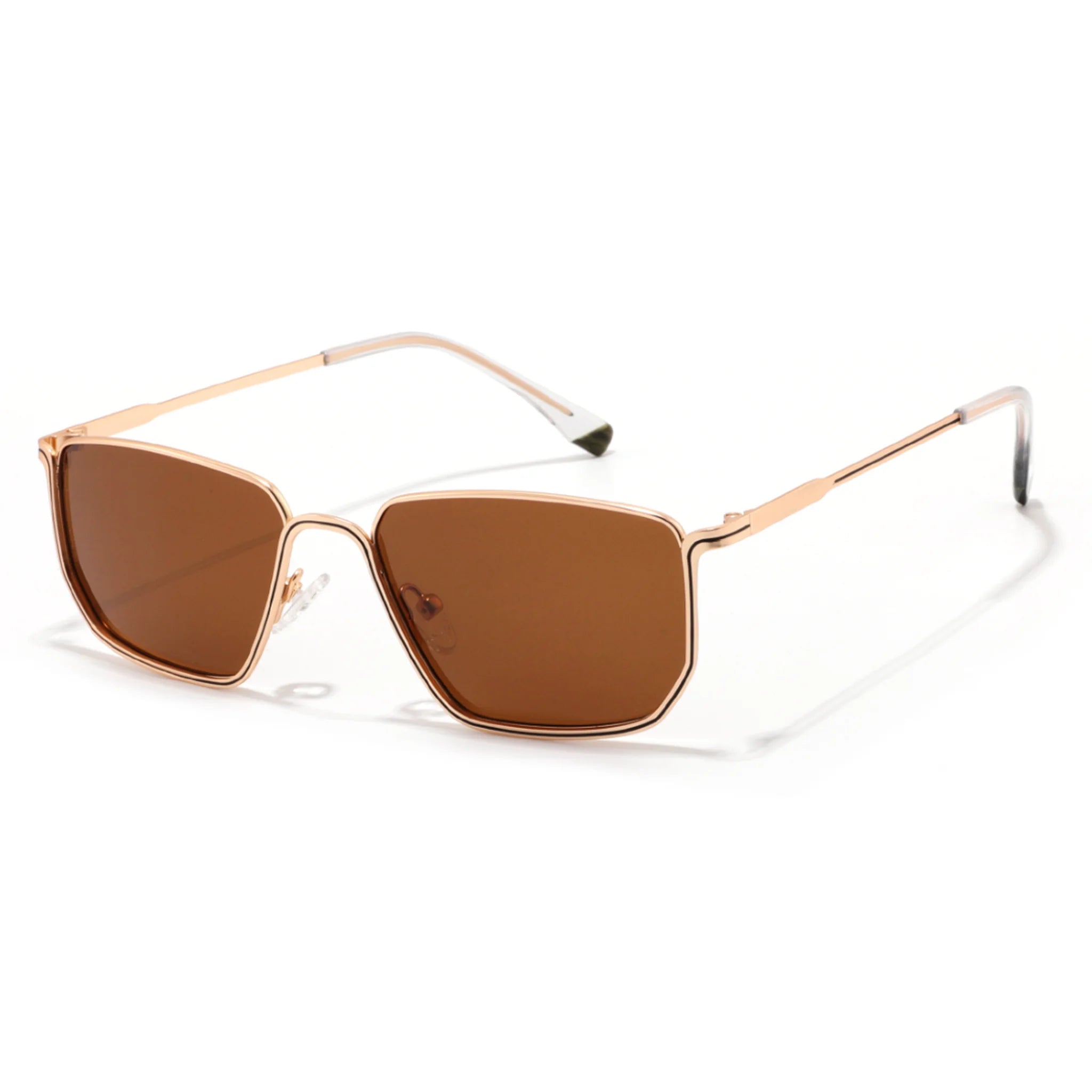 Rectangle Metal Sunglasses JT-GLT8602 - Joyiris Eyewear