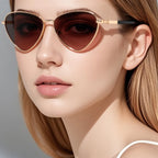 Geometric Metal Sunglasses JT-GLT8625 - Joyiris Eyewear
