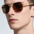 Geometric Metal Sunglasses JT-GLT8636 - Joyiris Eyewear