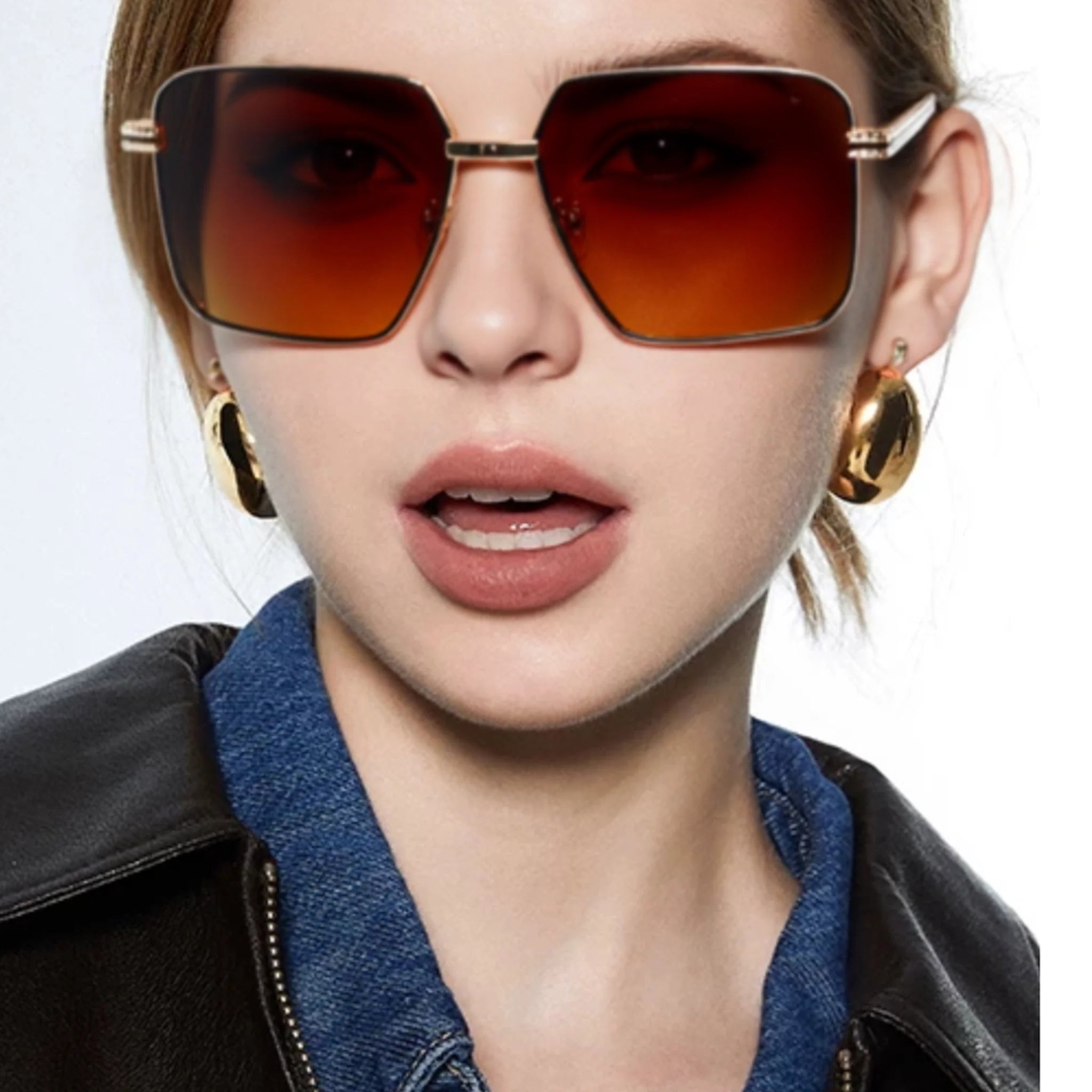 Rectangle Metal Sunglasses JT-GLT8754 - Joyiris Eyewear