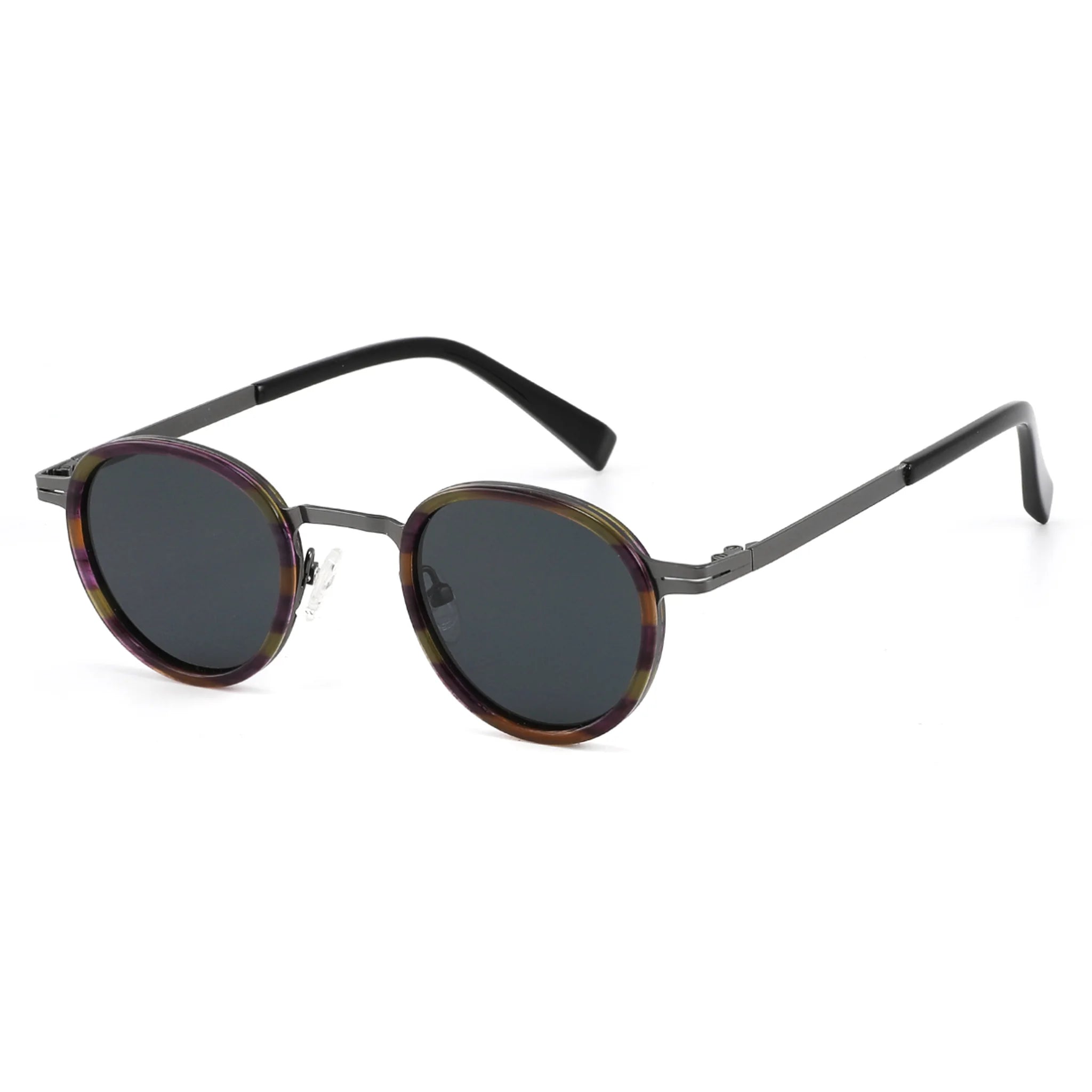 Oval Acetate & Metal Sunglasses JT-GLT8835 - Joyiris Eyewear