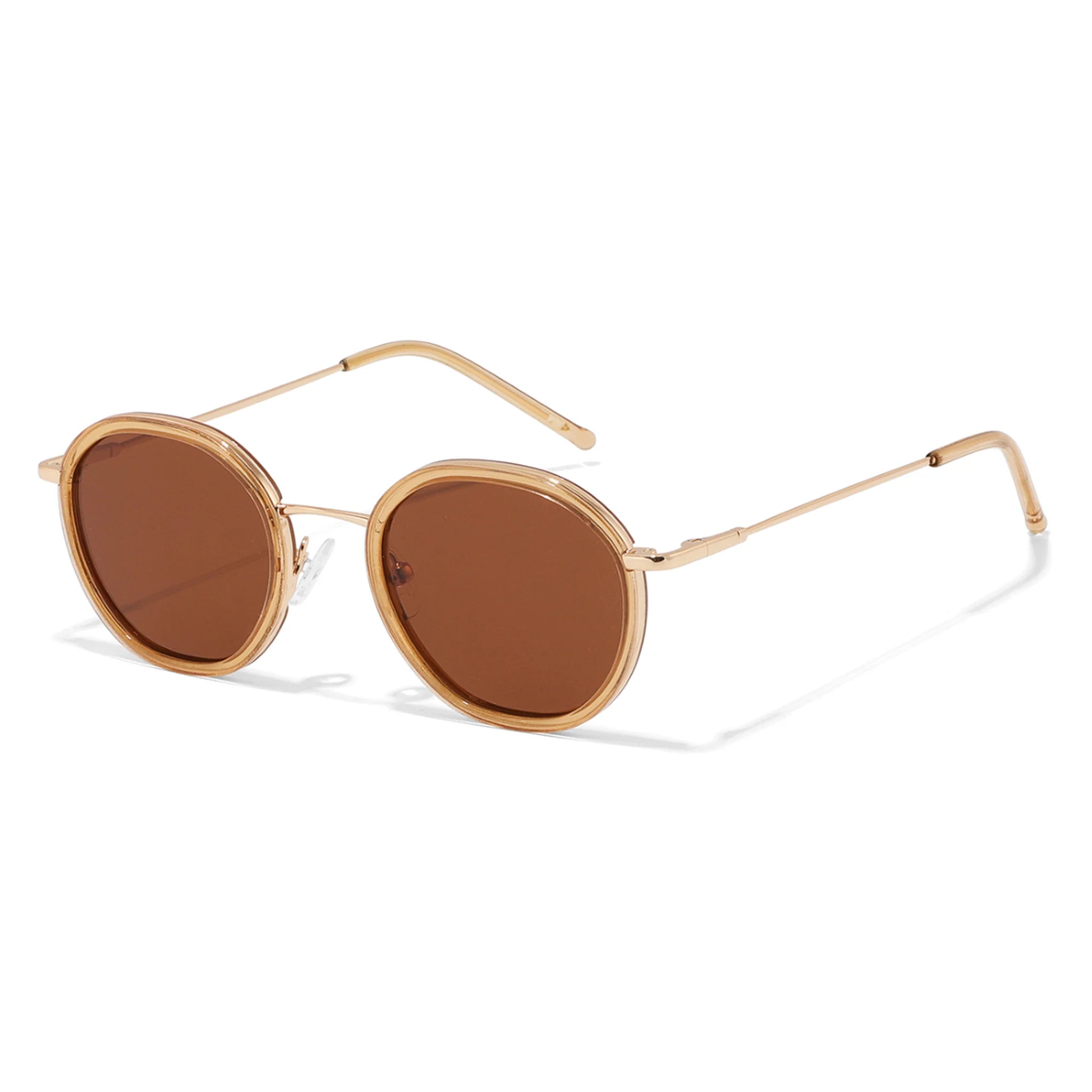 Oval Acetate & Metal Sunglasses JT-GLT8988 - Joyiris Eyewear