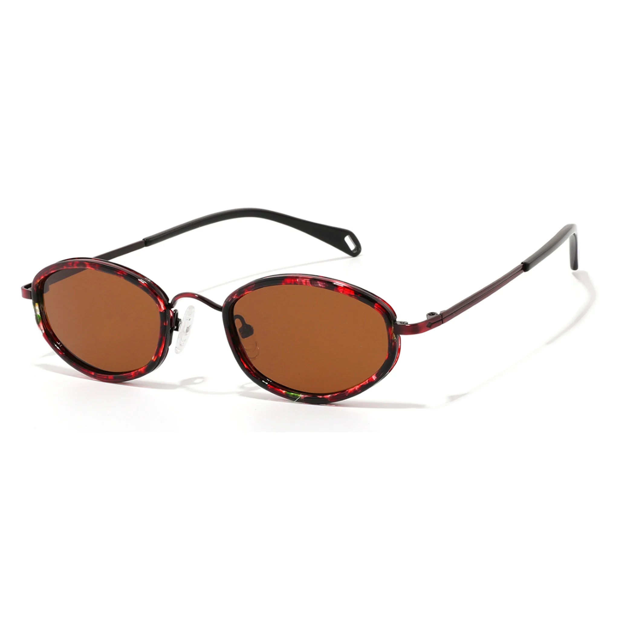 Oval Acetate & Metal Sunglasses JT-GLT9049 - Joyiris Eyewear