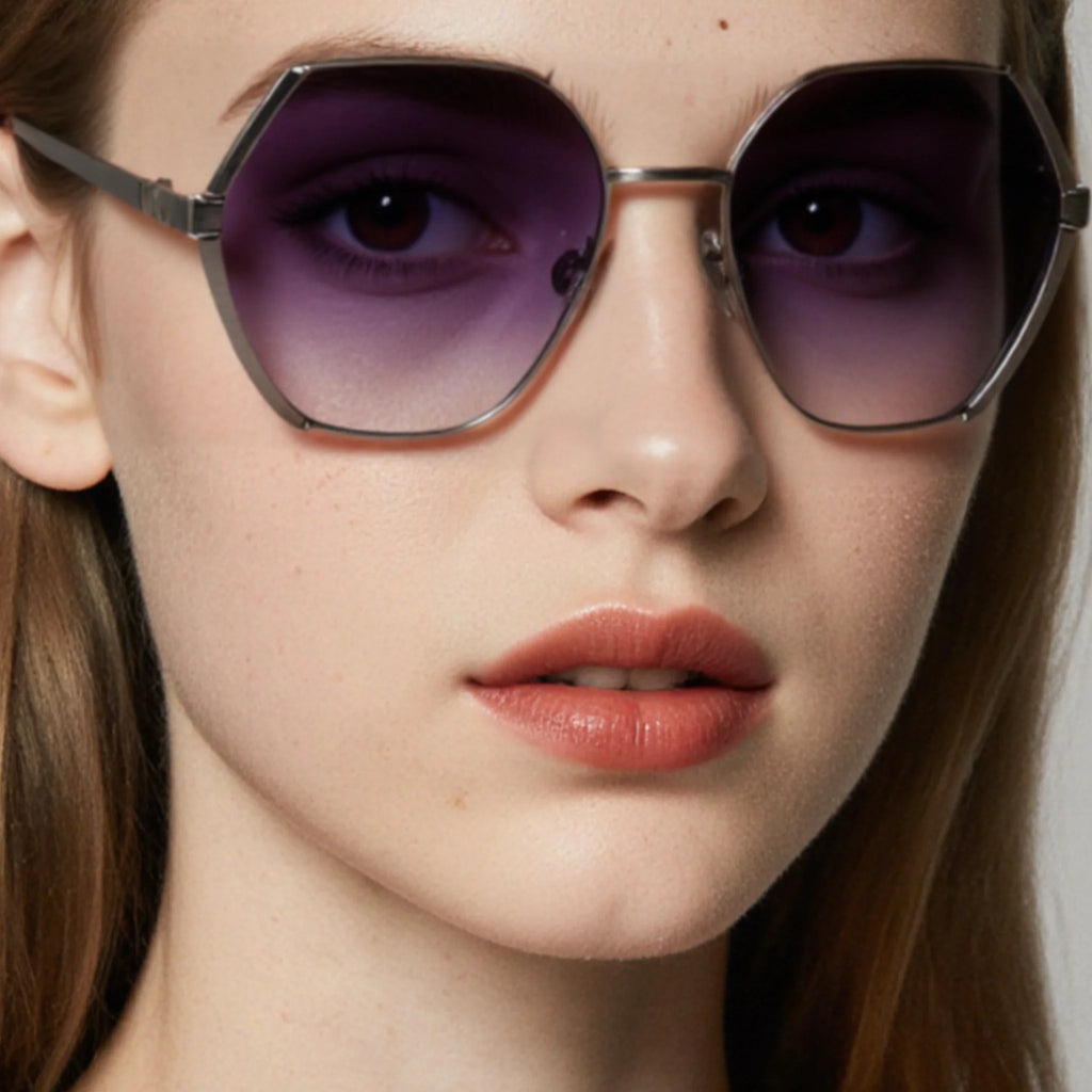 Geometric Metal Sunglasses JT-GLT9231 - Joyiris Eyewear