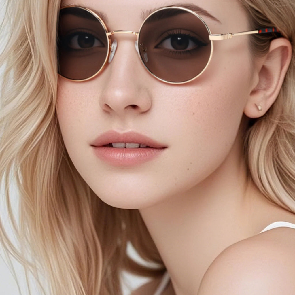 Round Metal Sunglasses JT-GLT9233 - Joyiris Eyewear
